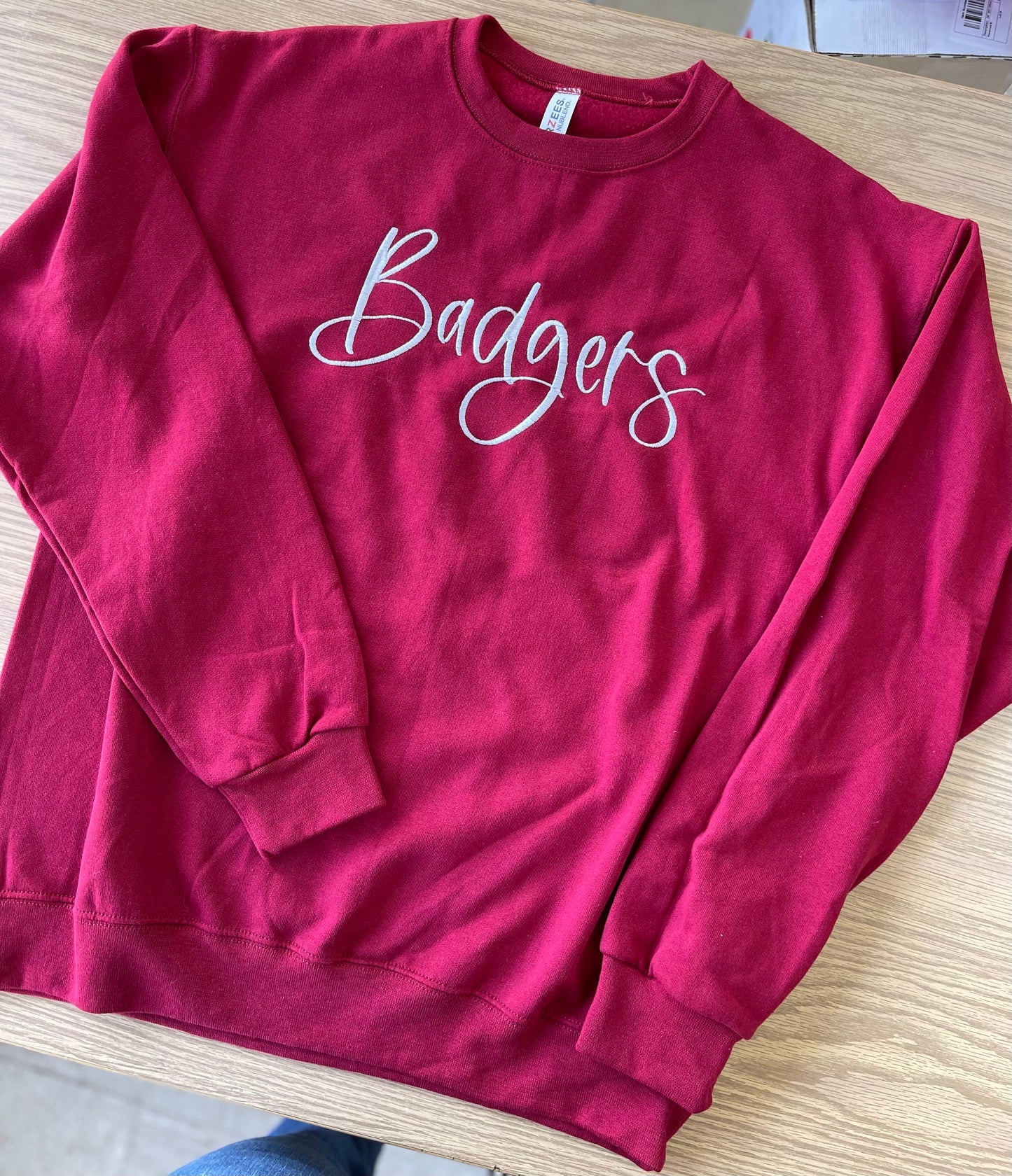 Badgers Sweatshirt-Embroidered
