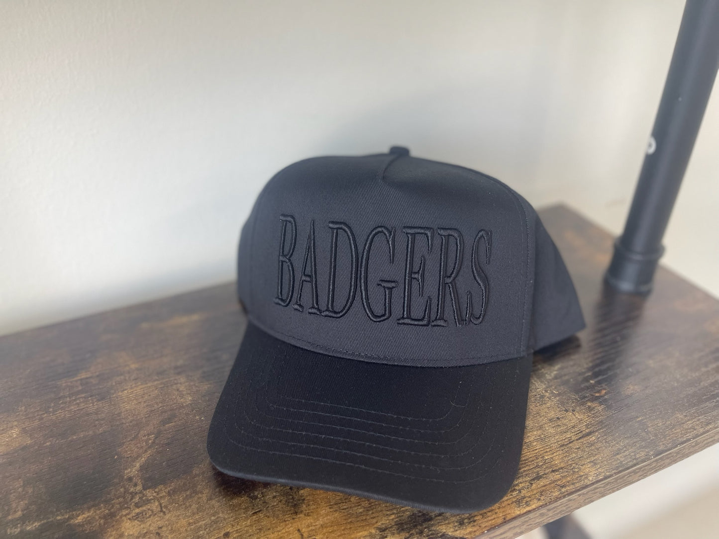 Badgers Blackout Trucker Hat