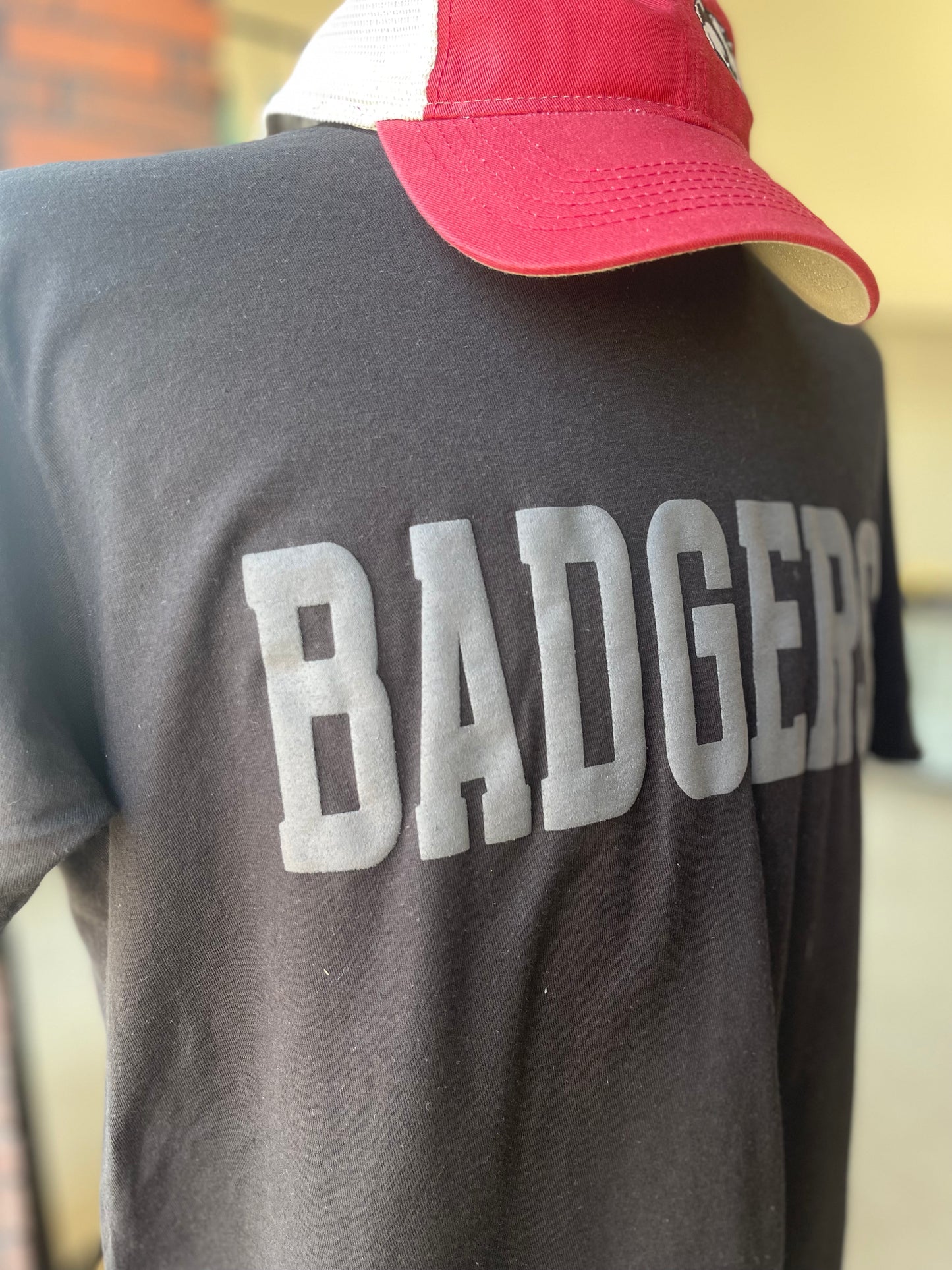 Badgers Black Out Puff