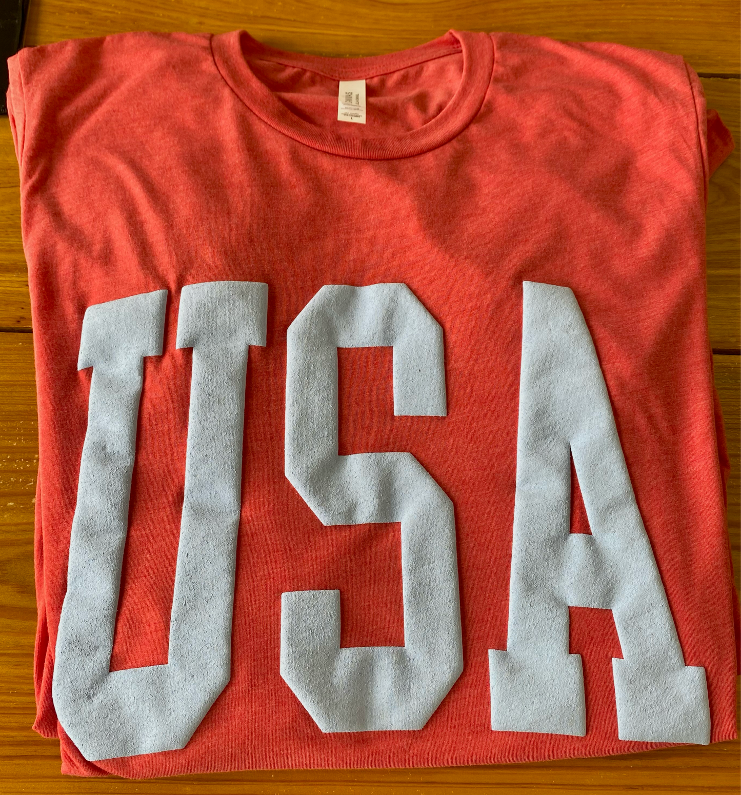 USA Puff Print Tee