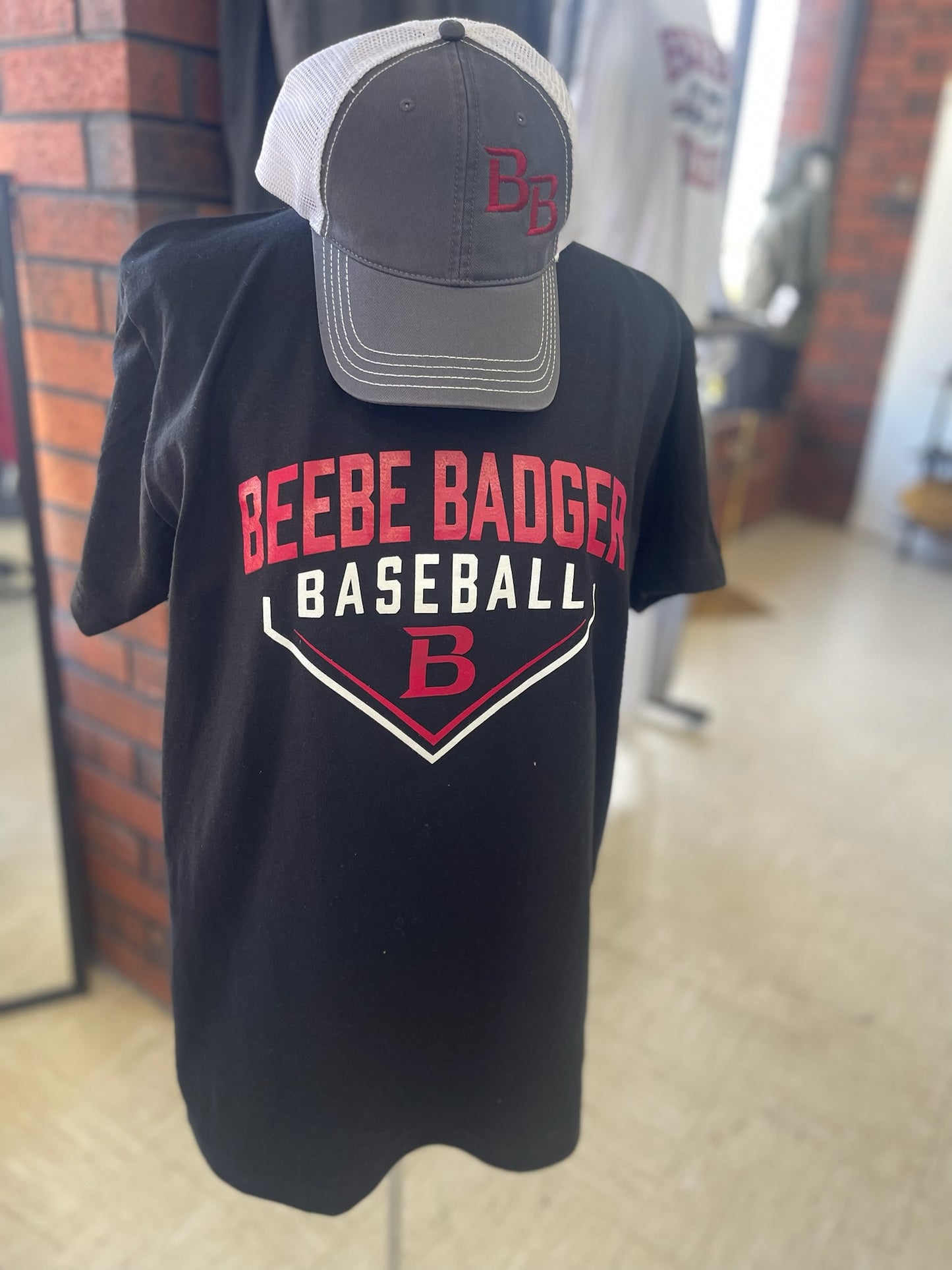 YOUTH Badger Baseball Tee-Home Plate