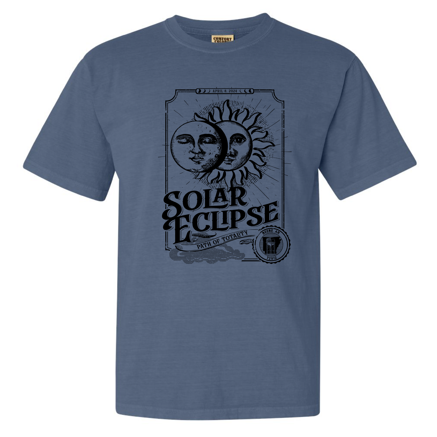 Solar Eclipse Tee - Blue Jean