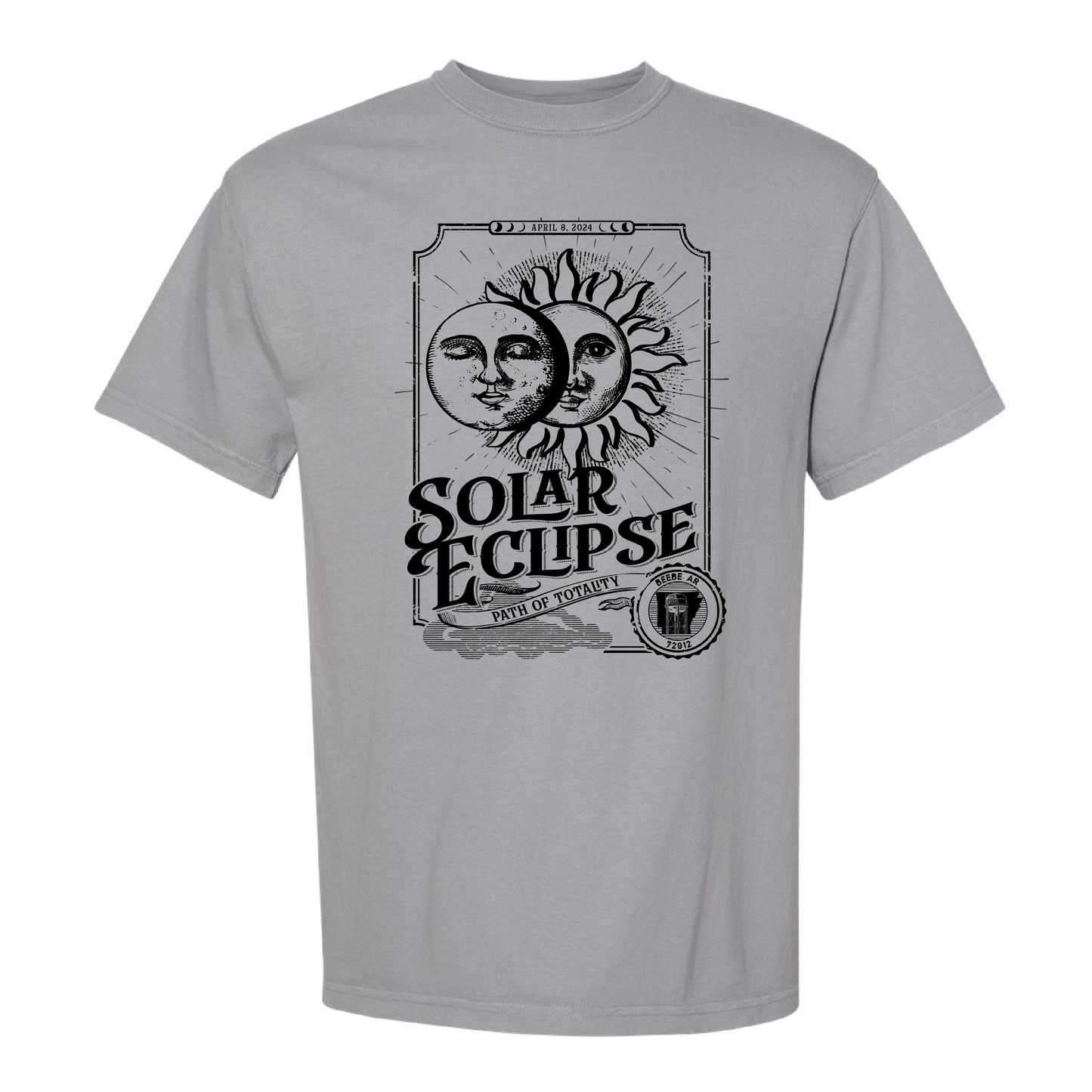Solar Eclipse Tee - Granite