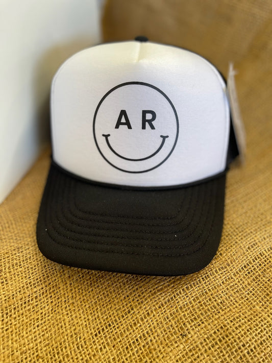 Smiley Black Foam Hat