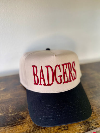 Badgers Trucker Hat-Puff