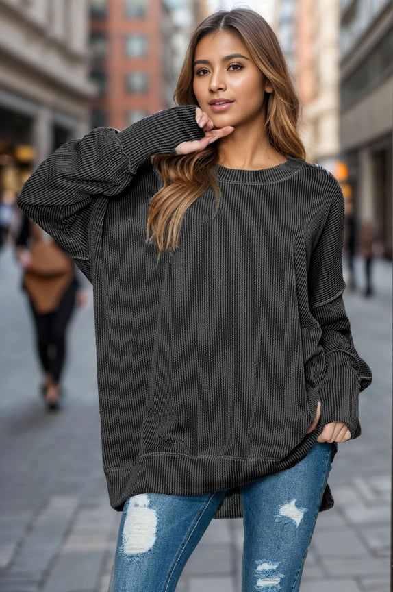 Corded Crewneck