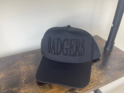 Badgers Blackout Trucker Hat
