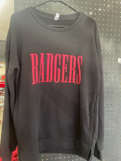 Puff Serif Badgers-Sweatshirt