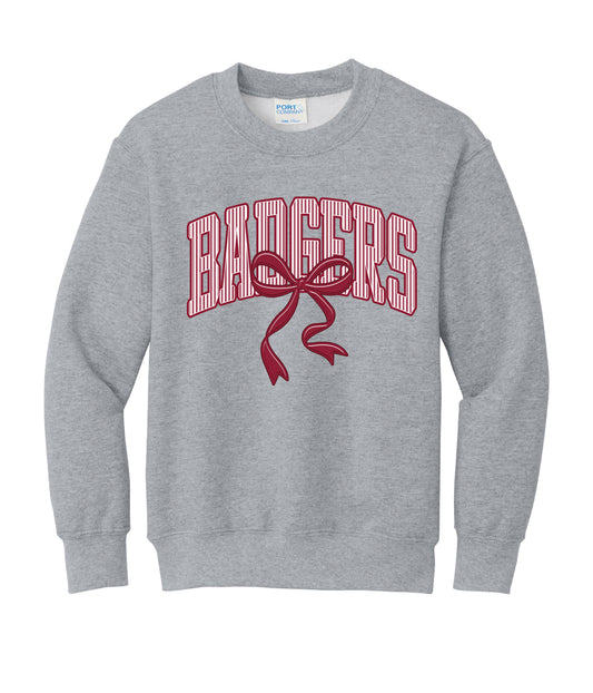 YOUTH Badger Bow Sweatshirt-PREORDER