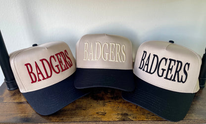 Badgers Trucker Hat-Puff