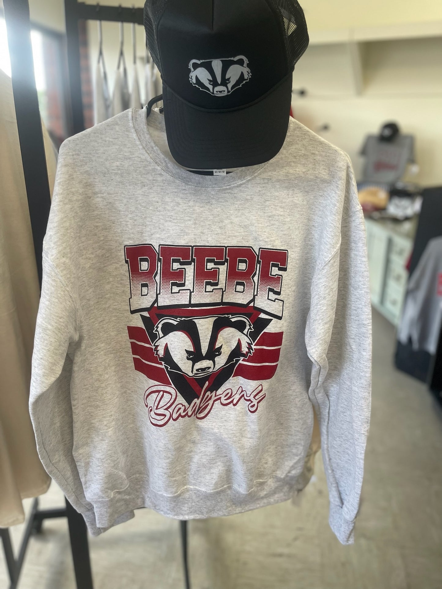 Retro Varsity Badgers-Sweatshirt