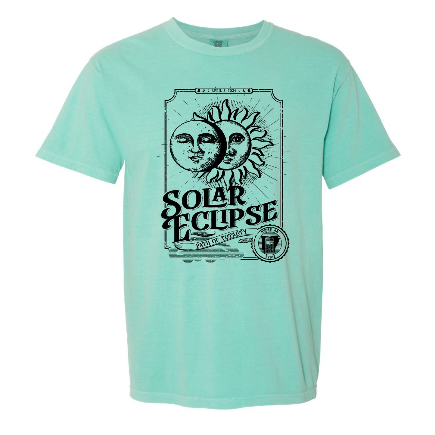 Solar Eclipse Tee - Chalky Mint