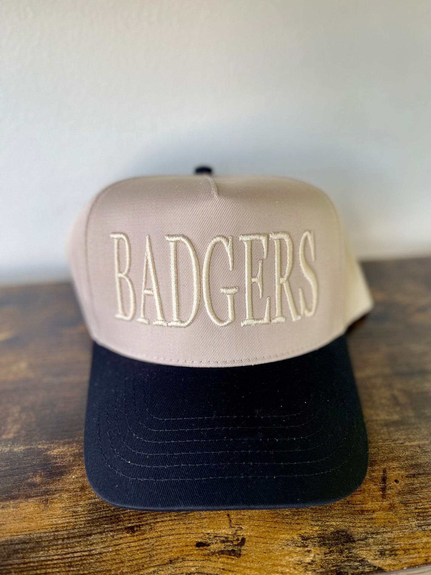 Badgers Trucker Hat-Puff