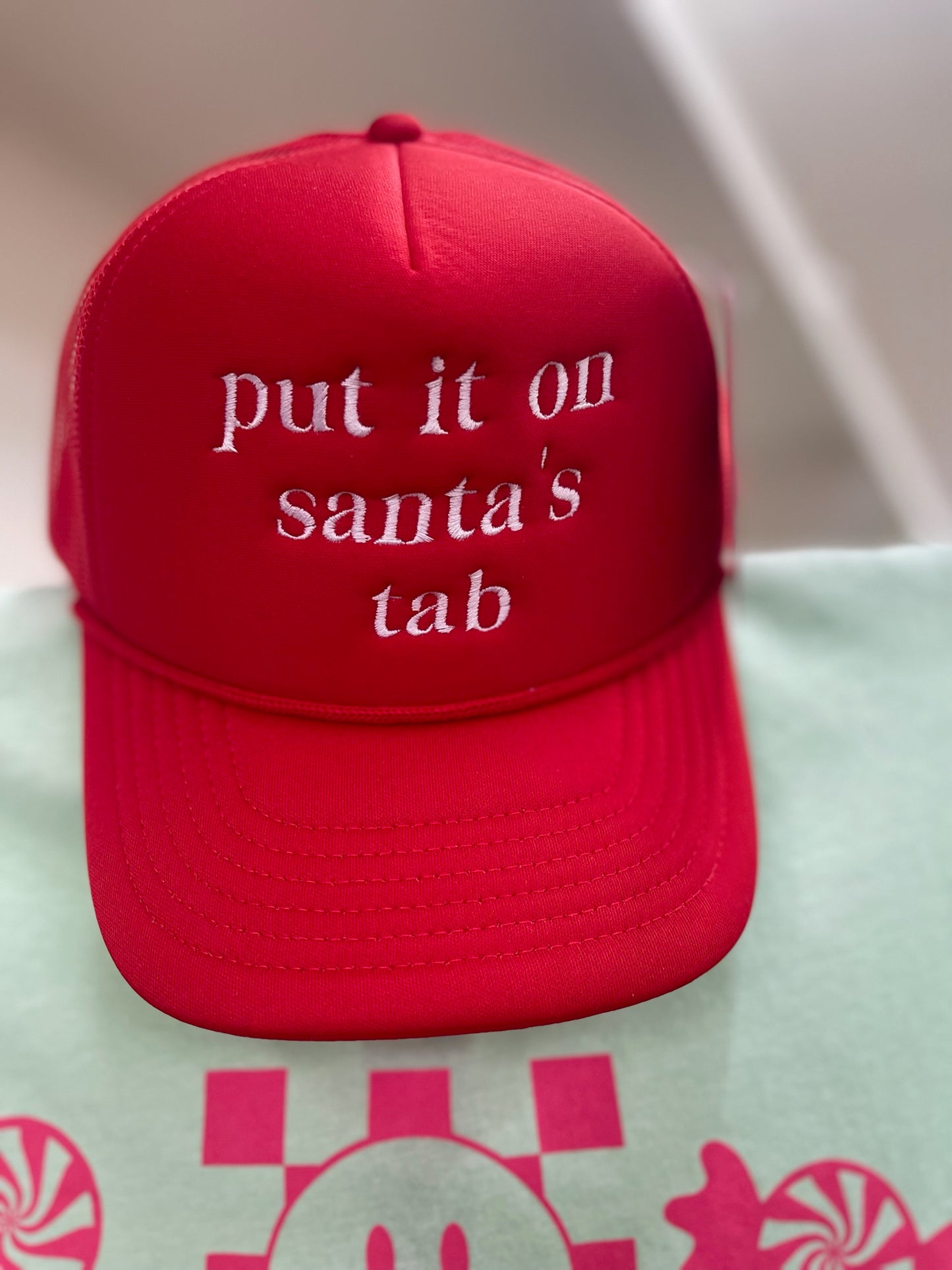 Put it on Santa's tab-Trucker Hat