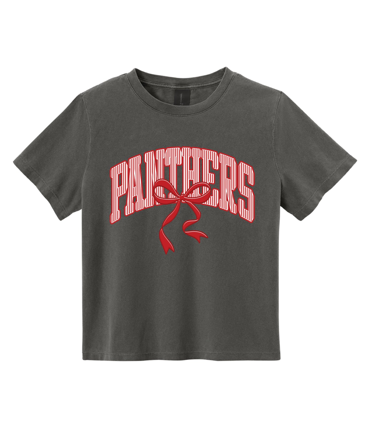 Panthers Bow Tee-PREORDER