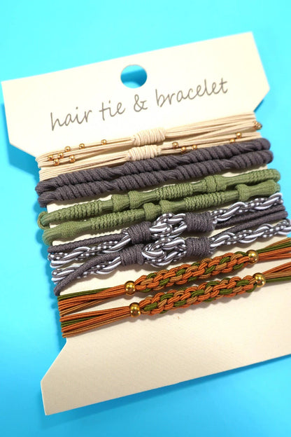 BOHO DUAL FUNCTION BRACELET HAIR TIES | 40BH102